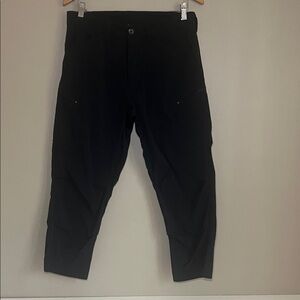 Go Ruck Womens Cargo Capri Pants Black 30